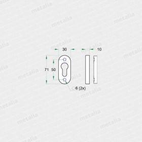 rozeta 50008-technický list