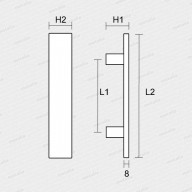 madlo 1147 - černé-technický list