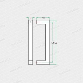 objektové madlo PH54-technický list